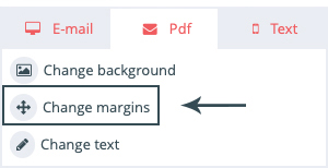 change margin for one paragraph pdfkit